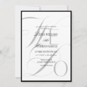 Wir machen elegante alte Geldhochzeit Einladung (Vorderseite)