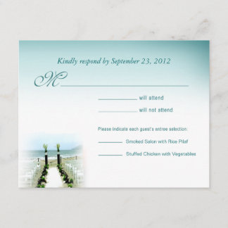 Wir machen es auf der Beach UAWG Response Card RSVP Karte