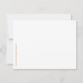 Wir machen es auf einer Yacht UAWG Response Card RSVP Karte (Rückseite)