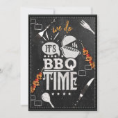 Wir machen es GRILLEN Zeit Sommer Party Einladung (Vorderseite)