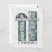 Wir machen es Postcard - modern Abstrakt Postkarte (Vorne/Hinten)