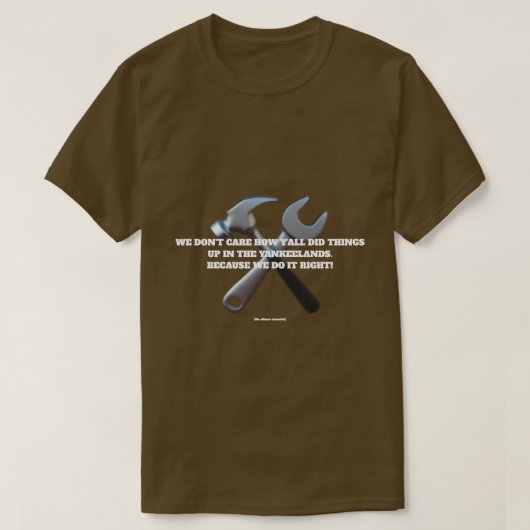 Wir machen es richtig! T-Shirt (Design vorne)
