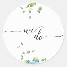 Wir machen Eucalyptus Hydrangea Garden Wedding Sti