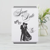 Wir machen formelle Save the Date Karten (Stehend Vorderseite)