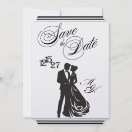 Wir machen formelle Save the Date Karten