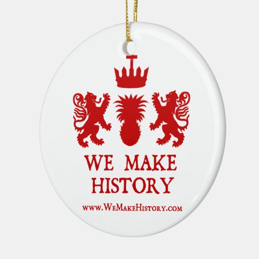 Wir machen Geschichte Keramikornament (Links)