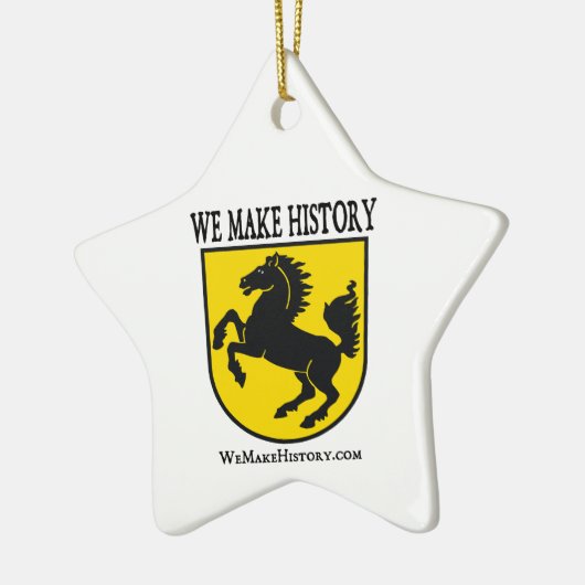 Wir machen Geschichte Keramikornament (Links)