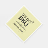 Wir machen GRILLEN Verlobung Serviette (Ecke)