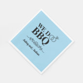 Wir machen GRILLEN Verlobung Serviette (Ecke)