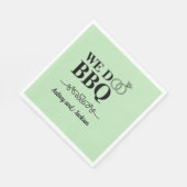 Wir machen GRILLEN Verlobung Serviette (Ecke)