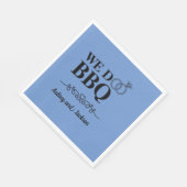 Wir machen GRILLEN Verlobung Serviette (Ecke)