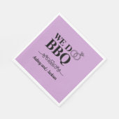 Wir machen GRILLEN Verlobung Serviette (Ecke)