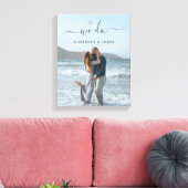 Wir machen handgeschriebenes Script Couple Foto Leinwanddruck (Insitu (Wohnzimmer))