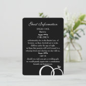 Wir machen Hochzeit Einladung (Stehend Vorderseite)