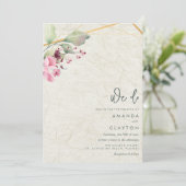 Wir machen Hochzeit Einladung (Stehend Vorderseite)