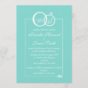 Wir machen Hochzeit Einladung