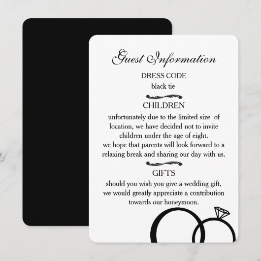 Wir machen Hochzeit Einladung (Vorne/Hinten)