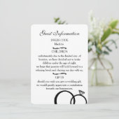 Wir machen Hochzeit Einladung (Stehend Vorderseite)