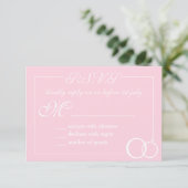 Wir machen Hochzeit RSVP Karte (Stehend Vorderseite)