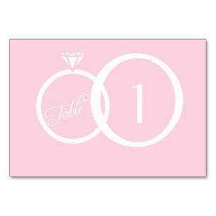 Wir machen Hochzeit Tischnummer