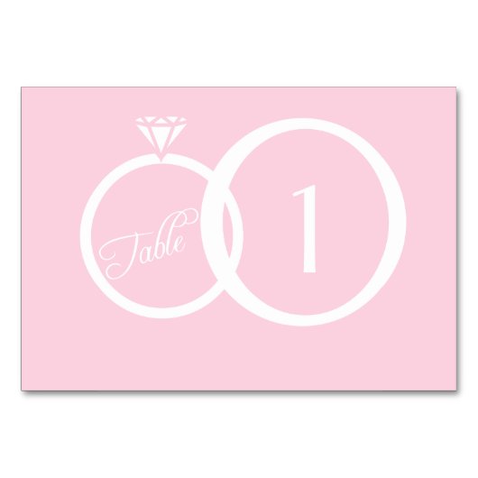 Wir machen Hochzeit Tischnummer (Rückseite)