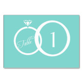 Wir machen Hochzeit Tischnummer (Rückseite)