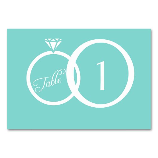 Wir machen Hochzeit Tischnummer (Rückseite)