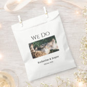 Wir machen Hochzeit Verlobung Haustier Name Foto D Geschenktütchen (Ausgeschnitten)