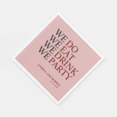 Wir machen Hochzeiten Serviette (Ecke)