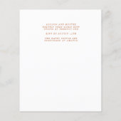 Wir machen Hochzeitseinladung (Rückseite)