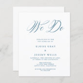 Wir machen Hochzeitseinladung (Vorne/Hinten)
