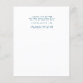 Wir machen Hochzeitseinladung (Rückseite)