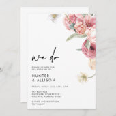 Wir machen Hochzeitseinladung | Annabeth Einladung (Vorne/Hinten)