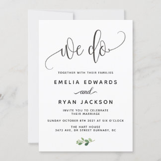 Wir machen Hochzeitseinladung Einladung