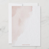 Wir machen Hochzeitseinladung Einladung (Rückseite)