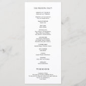 Wir machen Hochzeitskarte zum Thema Kalligrafie Programm (Rückseite)