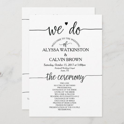 Wir machen Hochzeitskartentechnik 12x18 Programm (Vorne/Hinten)