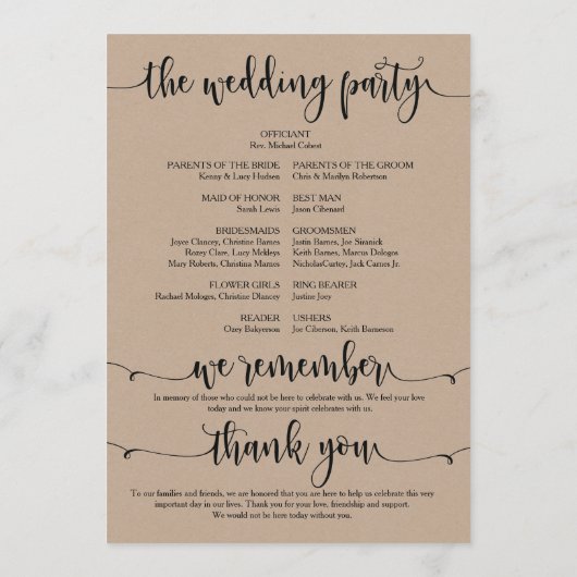 Wir machen Hochzeitskartentool 12x18 design v3 Programm (Rückseite)