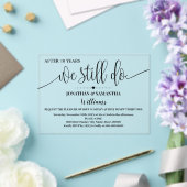 Wir machen immer noch das Minimalistische Hochzeit Acryleinladungen (In Situ (Hochzeit))