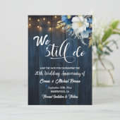 Wir machen immer noch die 20. Wedding Anniversary  Save The Date (Stehend Vorderseite)