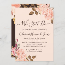 Wir machen immer noch eine Erneuerung Victoria Blu Einladung