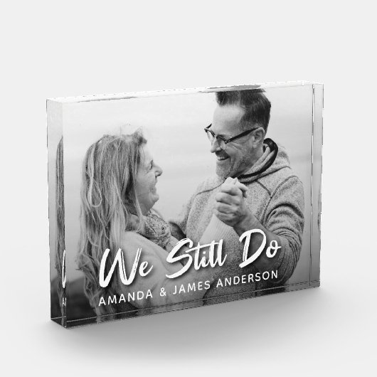 Wir machen immer noch Skripte Hochzeitsfeier Fotoblock (Links)