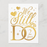 Wir machen immer noch zwei Jahre Hochzeitstag