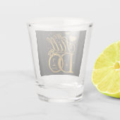 Wir machen immer noch zwei Jahre Hochzeitstag Schnapsglas (Rückseite)