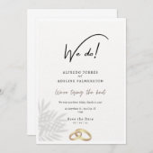 Wir machen Karten für Hochzeitsfeier und sofortige (Vorne/Hinten)