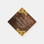 Wir machen noch 10. Wedding Anniversary String Lig Serviette (Ecke)