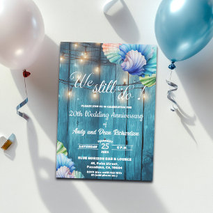 Wir machen noch 20. Hochzeitsjubiläum-Lichterkette Einladung