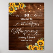 Wir machen noch 45. Wedding Anniversary String Lig Poster (Vorne)