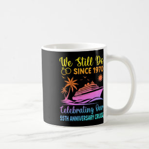 Wir machen noch 55 Jahre seit 1970 55. Hochzeitsta Kaffeetasse