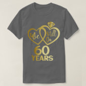 Wir machen noch 60 Jahre 60 Jahre Hochzeit T-Shirt (Design vorne)